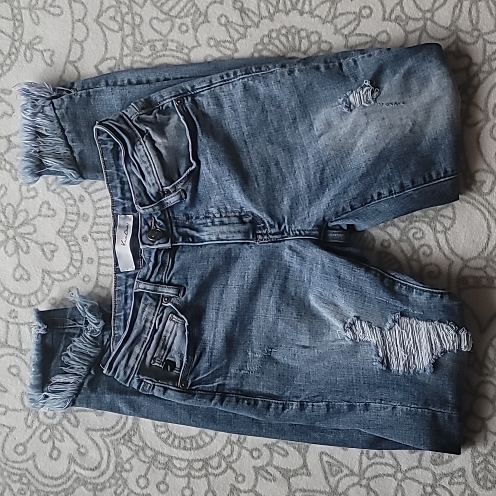 Kancan Ankle Jeans Skinny Destroyed Size 25